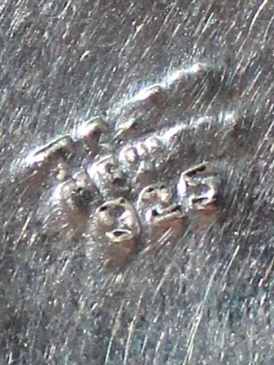 Vintage Sterling Silver Taxco Dichroic Glass Pendant 10 Grams - Picture 4 of 5